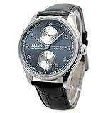 43mm Parnis Portuguese Power Reserve Automatic Watch Blue Face Sea-gull Mov't P042612