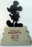 Hallmark Disney DYG9651 Mickey Mouse If you Can Dream It Silhouette