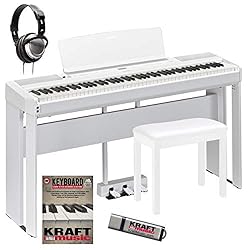 Yamaha P-515 White Digital Piano with L-515