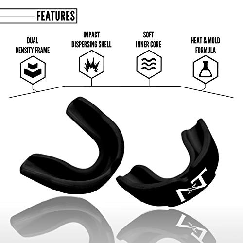 2 Pack Nxtrnd Rush Mouth Guard Sports, Professional Mouthguards for