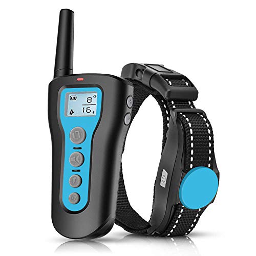 PATPET Dog Shock Collar with Remote – 1000ft Range Shock Collar for Dogs IPX7 Waterproof No Harm Dog Training Collar Fast Training Effect for Small Medium Large Dogs