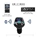 Otium FM Transmitter, Wireless In-Car Bluetooth Receiver Stereo Radio Adapter Car Kit Hands Free Calling with Dual USB Car Charger Ports for Smartphones, Tablets, TF Card, MP3 and More