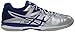 ASICS Women's Gel Tactic Volleyball Shoe, Silver/Royal/White, 8.5 M US