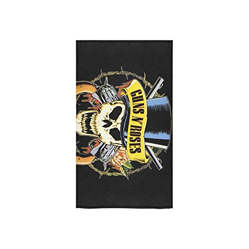 Custom guns n roses Hand Towel Bathroom Shower Towels 80% polyester, 20% cotton. 16*28;One-sided Printing