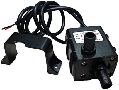 Reusious Ultra-quiet Mini DC12V Micro Brushless Water Oil Pump Waterproof Submersible Fountain Aquarium Circulating 240L/H 5W Lift 3M