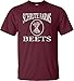 Go All Out Large Maroon Adult Schrute Farms Beets T-Shirt
