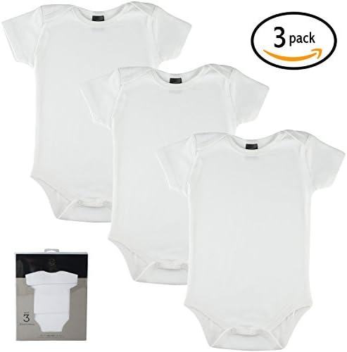 Baby Soft Natural Cotton White Undershirts Bodysuits