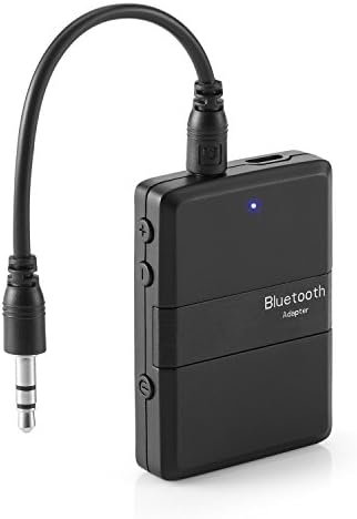 Bluetooth 4.1 Transmitter / Receiver, Kavoxii 2-In-1 Wireless 3.5mm Audio Adapter (aptX Low Latency, Pair 2 At Once, For Home / Car Sound System)