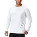 NAVISKIN Men's Sun Protection UPF 50+ UV Outdoor Long Sleeve Shirts White Size XL