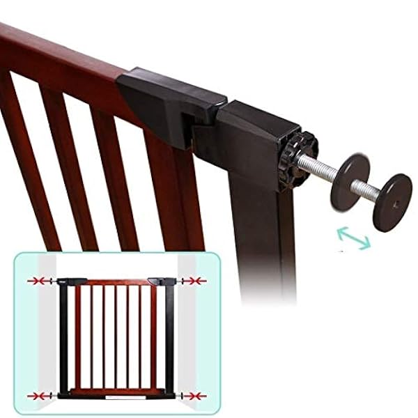 KTDT Barra de Seguridad para Mascotas Puertas para bebés para escaleras