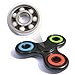 JPDesign Tri Fidget Hand Spinner Toy for Stress and Anxiety Relief (Tri-Color (Black))