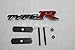 High performance parts New Type R Logo Grill Grille Emblem (Universal Fitment for All Vehicles) Red Black and Silver