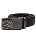 Soft Direct Men's Leather Belt Sliding Buckle 35mm Ratchet Belt Black Style 4