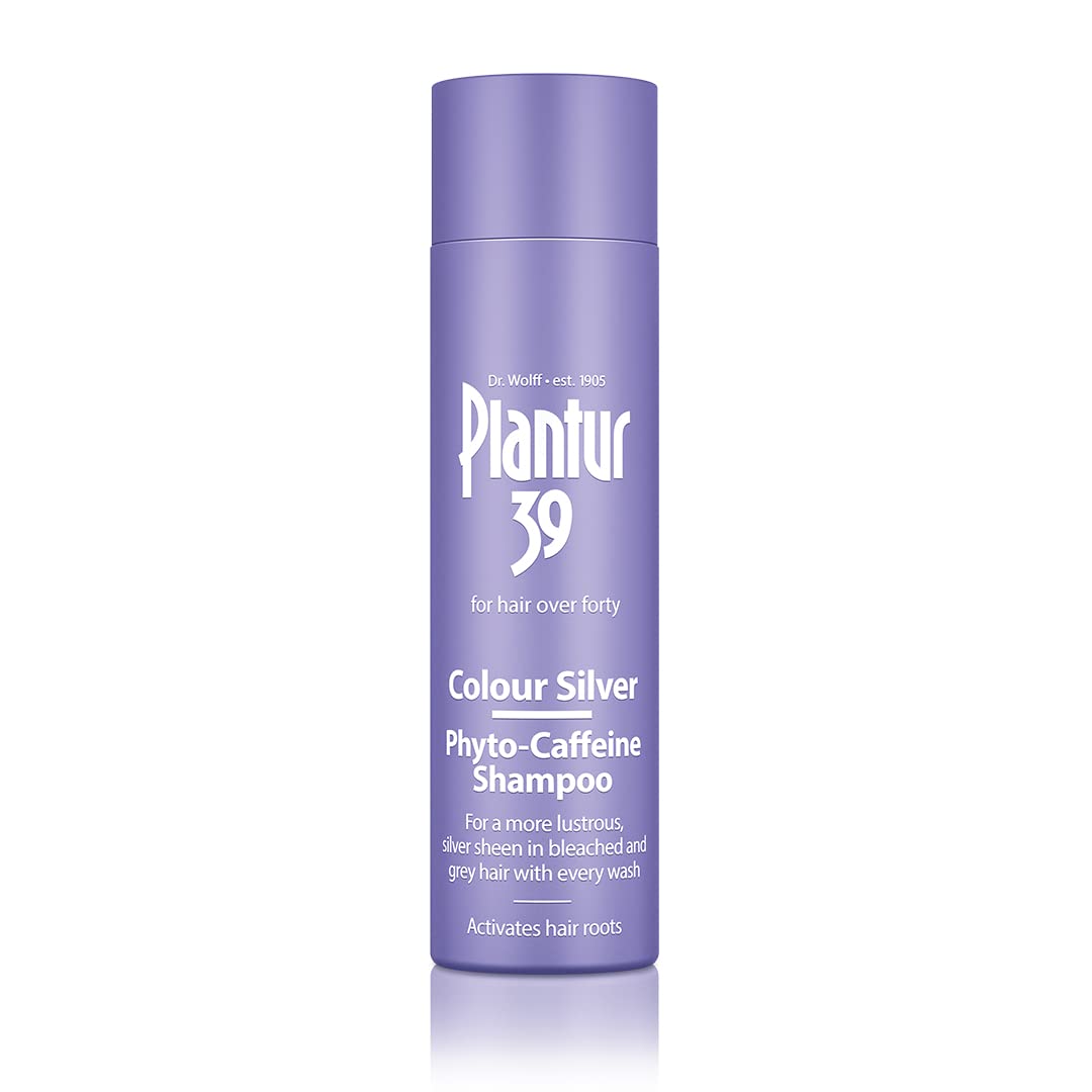 Plantur 39 Purple Shampoo 250ml | Enhanced Silver Sheen for Bleached and Grey Hair | Prevents and Reduces Hair Loss and Supports Hair Growth