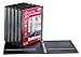 Cardinal ClearVue Round Ring View Binders, 1-Inch Capacity, Black, Case of 6 Binders (00316-C)