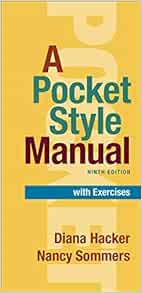 A Pocket Style Manual With Exercises: 9781319341961: Reference Books
