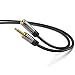 Headset Extension Lead/Extension Cable with Break-Proof Metal Plug – 1ft (Ideal for Connecting a Gaming Headset or Headphones with Microphone, TRRS, 4-Pole, 3.5mm Male to Female) by CableDirect