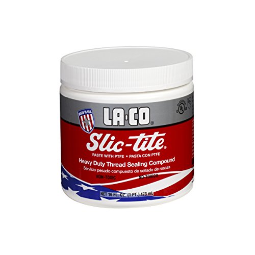 LACO 42012 SlicTite Premium Thread Sealant Paste with PTFE, 50 to