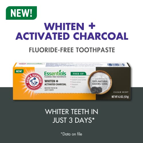 ARM & HAMMER Essentials FluorideFree Toothpaste Whiten + Activated