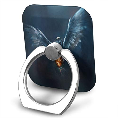 Ring Holder Owl And Halloween Pumpkin Fireball Ring Cell Phone Stand Adjustable 360Â° Rotation Finger Grip Holder For IPad, Kindle, Phone X/6/6s/7/8/8 Plus/7, Divi, Accessories Desk, Android Smartphone