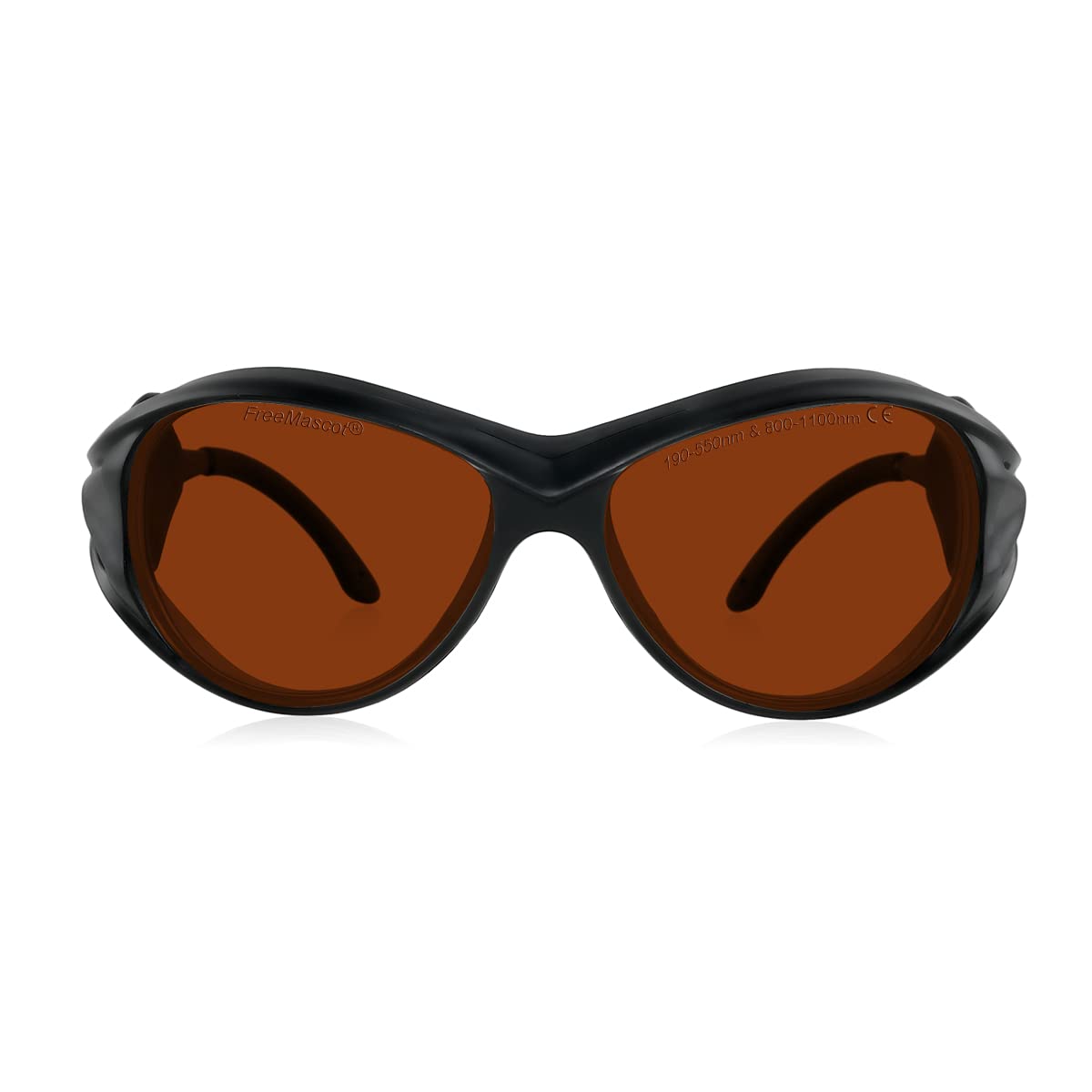 Photo 1 of OD 8+ 190nm-550nm / 800nm-1100nm Wavelength Professional Laser Safety Glasses for 405nm, 450nm, 532nm, 808nm,980nm,1064nm Laser (Frame 2)