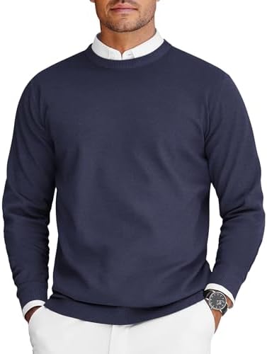 CC Perfect Slim Fit Crewneck Sweaters for Men | Lightweight Breathable Mens  Sweater