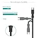 TUSITA Micro USB Extension Cable (6.5ft/200cm), Male to Female Extender Cord for Ring Solar Panel Stick Up Cam,Nest Indoor,Arlo Pro,Amazon Echo Cloud,Google Home Mini,PS4 Controller