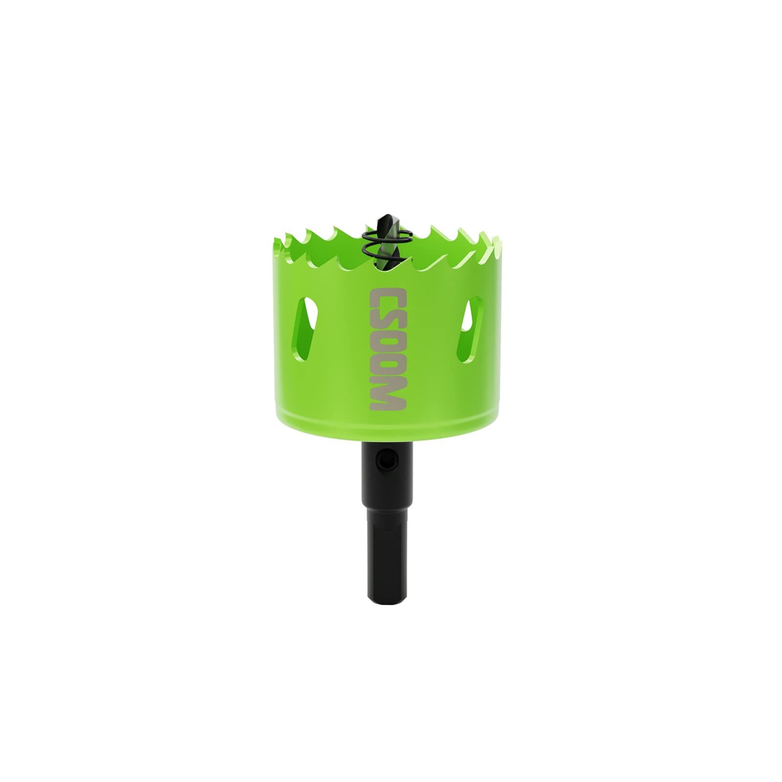 CSOOM Bi-Metal Hole Saw Drill Bit for Working in Plasterboard, Plastic, Wood, Metals, Thin Sheet Steel, High Performance Drilling Tool, Size 50 mm