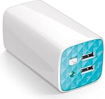 TP-LINK TL-PB10400 Bater&iacute;a port&aacute;til de 10400mAh, puerto dual, cargador USB port&aacute;til, banco de energ&iacute;a, carga r&aacute;pida, gran capacidad, compatible con dispositivos iOS (iPhone y iPad) y Android (Samsung, HTC, Nexus, Motorola), 1 cable USB micro, pr&aacute;ctica linterna