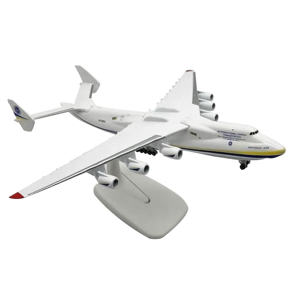 Tagtight 1/400 Antonov An-225 Mriya Large Transport Airplane Model, Metal Alloy Antonov An-225 Mriya Airplane Model for Collecting and Gift, and Home Decoration