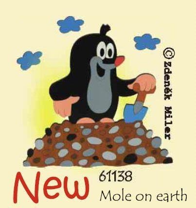 The Little Mole on Maulwurfhügel 61138 Wall Light Wood 31 x 31 CM