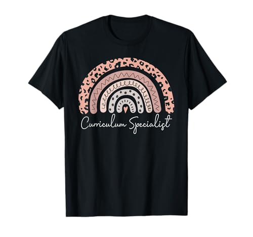 Curriculum Specialist Leopard Rainbow Women Appreciation T-Shirt