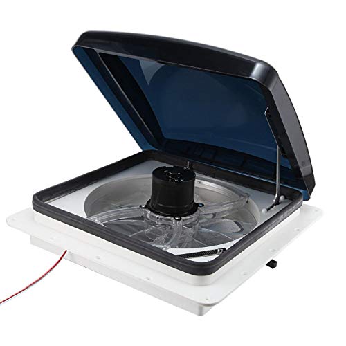 ALAVENTE RV Roof Vent 3Speed Manual RV Vent Fan, 14" Electric