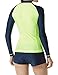Tesla Women's UPF 50+ Zip Front Long Sleeve Top Rashguard Swimsuit FSZ01 / FSZ02