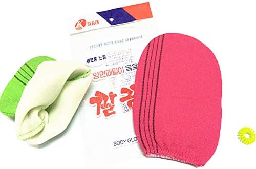 DIU 1 PC Exfoliator Body Cleaning Scrub Mitt Rub Dead Skin Removal Bathroom Products 18 * 14cm Two-sided Bath Glove Shower Spa