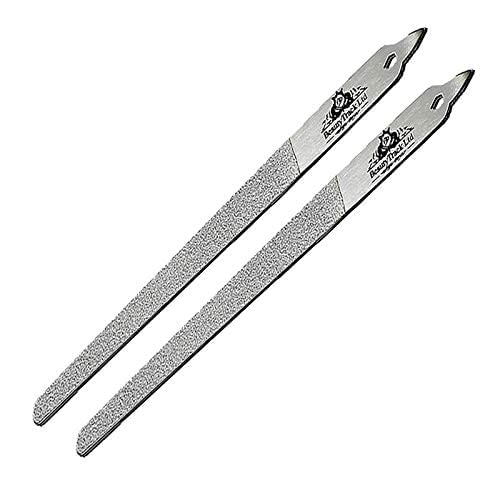 New Diamond Deb Foot Skin & Nail File Steel 6" 15Cm Professional Quality - Stainless Steel Nail File - Podiatry/Chiropody - Reusable File - Pack of 2