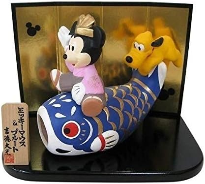 Amazon ミッキー プルート 鯉乗り 吉徳 節句 鯉 こいのぼり 五月人形 飾り 置物 インテリア 子どもの日 初節句祝 こいのぼり ホビー