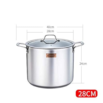 XT - Olla de Seguridad de Acero Inoxidable con Tapa - Adecuada ...