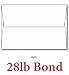 A7 Envelopes - Bright White - 28lb/70lb (5 1/4
