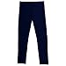 French Toast Big Girls' Legging With Ruched Side Panel, Navy, L (10/12)