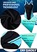 EBMORE Womens One Piece Swimsuit Bathing Suit Athletic Sport Training Exercise Swimwear (US (4-6), Black)