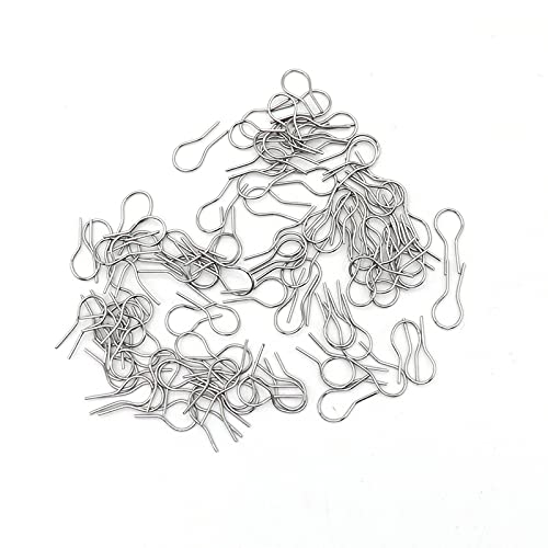 High Temperature Resistance Tungsten Wire Hanging Firing Hook Jump Rings Pottery Ornament Hanger U Shape Hooks (100PCS)