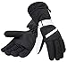 Simplicity Women's Waterproof 3M Thinsulate Winter Ski Gloves,Black White,M