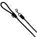 Pawtitas Pet Training 6 foot Reflective Rope Puppy / Dog Leash Extra Small / Small Black