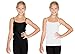 Sugarlips Girl's Seamless Camisole - 2 PACK - White and Black