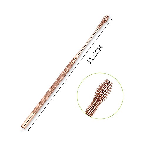 Fenleo 3PCS Ear Pick Earwax Removal Kit Ear Care Set, Premium Rose Gold Stainless Steel Ear Curette