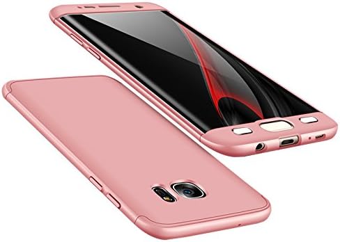 Samsung Galaxy S7 Edge Case, ITAMO Ultra Thin Full Body Coverage Protection Hard Slim Cover for Samsung Galaxy S7 Edge (Pink)