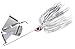 BOOYAH Buzz Buzzbait Bass Fishing Lure, Snow White Shad, 1/2 oz