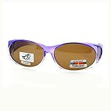 No Glare Polarized Oval Shape Ombre Fitover Sunglasses