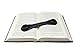 Superior Essentials Leather Bookmark Book Holder - Black Leather Paper Weights for Cookbooks, Textbooks, and Workbooks - Hands-Free Reading with Non-Slip Design and Magnetic Bookmark [1-Pack]
